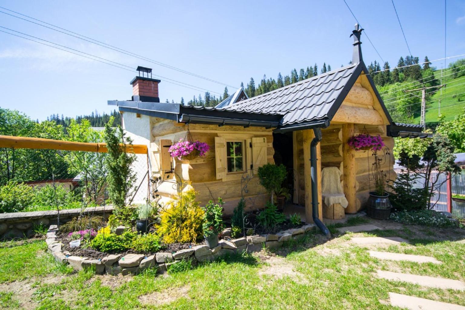 Ciukrowa Chatka Sauna & Jacuzzi Poronin Eksteriør billede