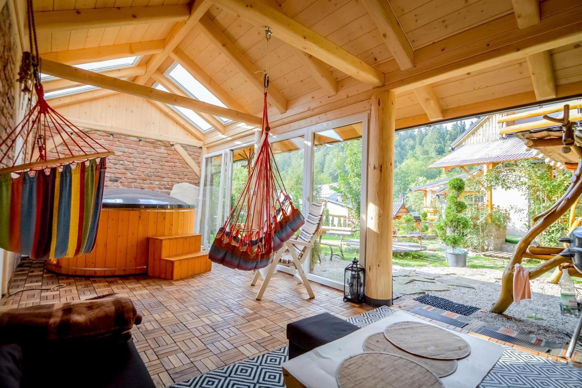 Ciukrowa Chatka Sauna & Jacuzzi Poronin Eksteriør billede